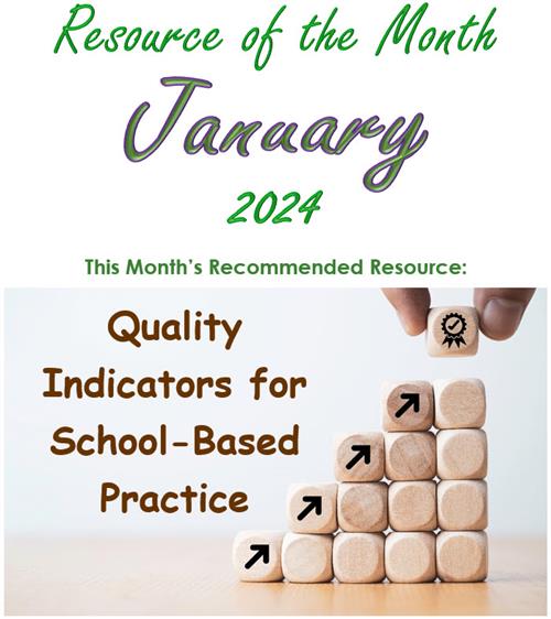 January 2024 Resource of the Month